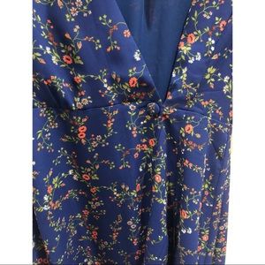 madewell amaranth wrap dress